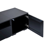 Mobile TV da 82,6" con ante apribili a pressione e luci LED per TV fino a 90"