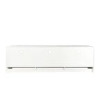 Mobile TV Bianco 178 cm con Vano a Giorno e Cassetti