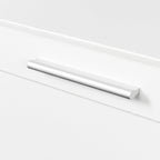 Mobile TV Bianco 178 cm con Vano a Giorno e Cassetti