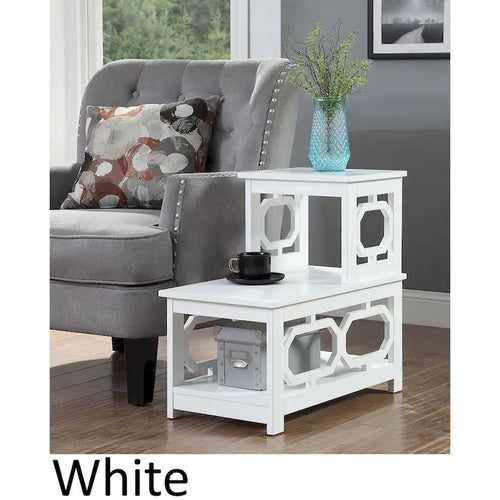 Convenience Concepts Omega 2 Step Chairside End Table
