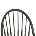 Sedia Windsor con braccioli - Nera