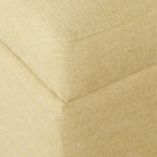Ottoman contenitore quadrato grande con coperchio a cerniera