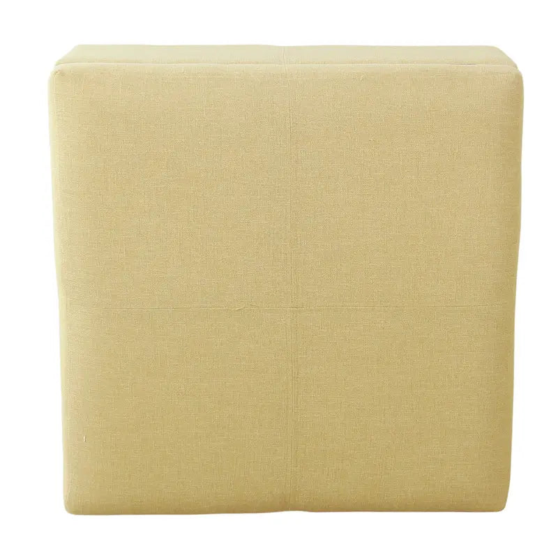 Ottoman contenitore quadrato grande con coperchio a cerniera