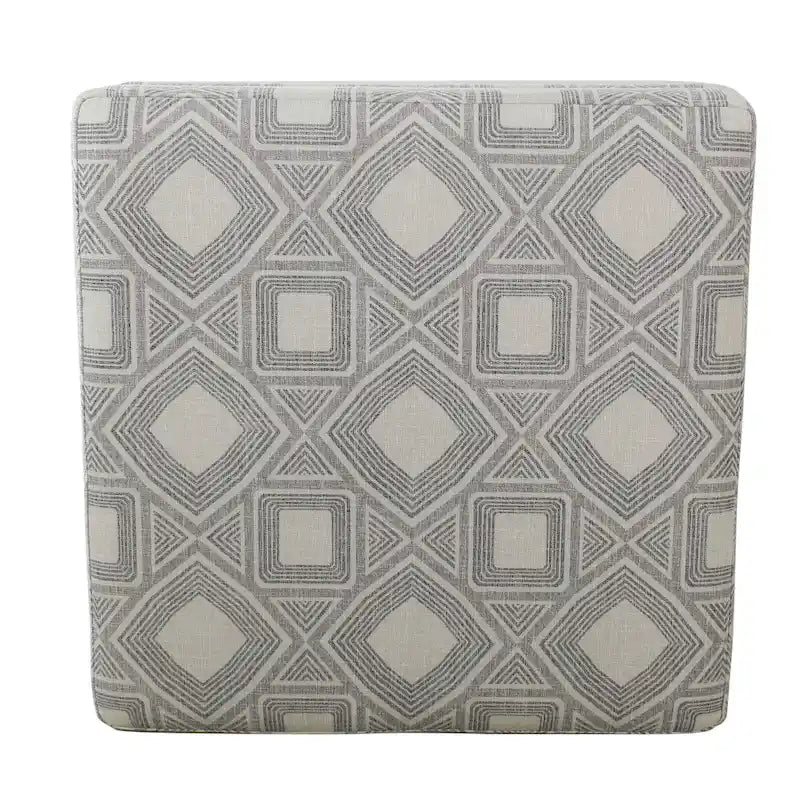 Ottoman contenitore quadrato grande con coperchio a cerniera
