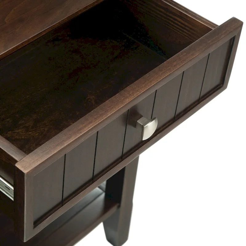 Tavolo console da 152 cm di larghezza Normandy con 3 cassetti e ripiano aperto