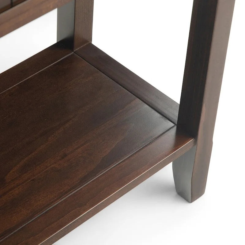 Tavolo console da 152 cm di larghezza Normandy con 3 cassetti e ripiano aperto