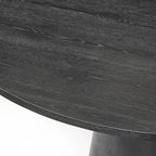 Tavolo da pranzo rotondo con piedistallo – diametro 150 cm, 6 posti a sedere