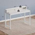 Scrivania per computer da 39 pollici con illuminazione a LED e supporto per monitor