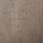 Tavolino da Caffè Angolare in Legno Massello Marrone Medio - 58,5L x 19P x 19A
