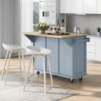 Carrello da Cucina con Mobiletto Contenitore e 3 Cassetti