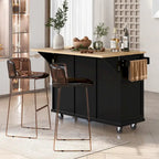 Carrello da Cucina con Mobiletto Contenitore e 3 Cassetti