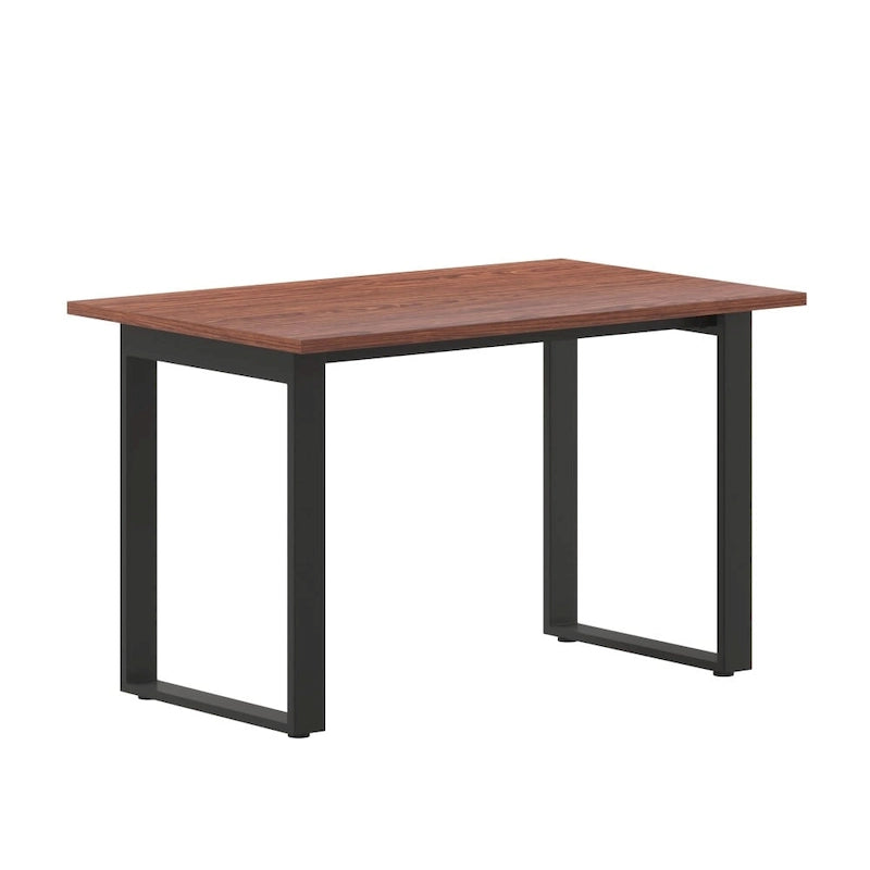 Tavolo da riunione con piano in laminato e base a U