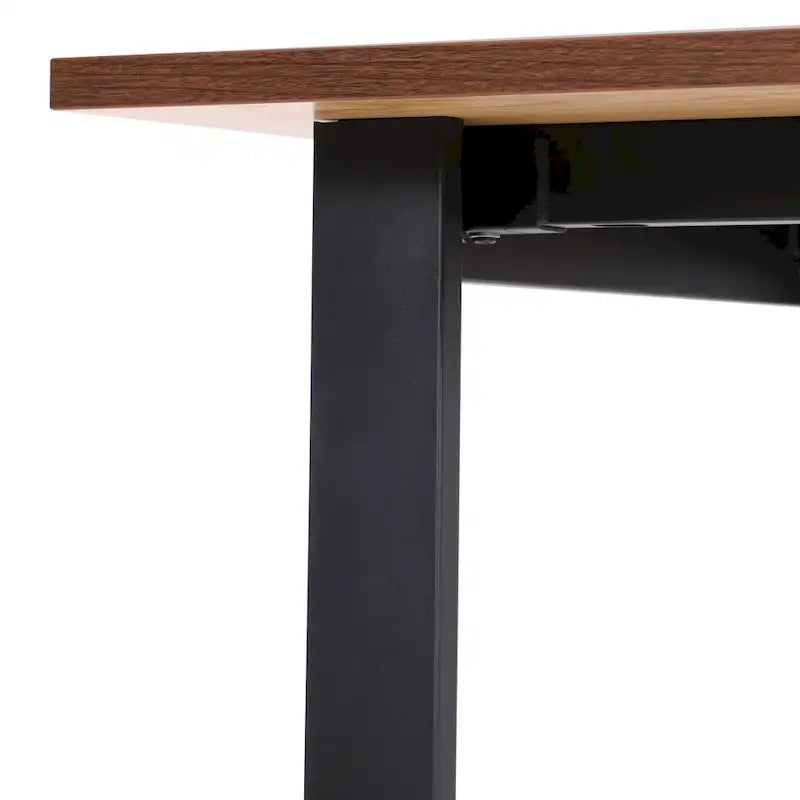 Tavolo da riunione con piano in laminato e base a U