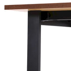Tavolo da riunione con piano in laminato e base a U