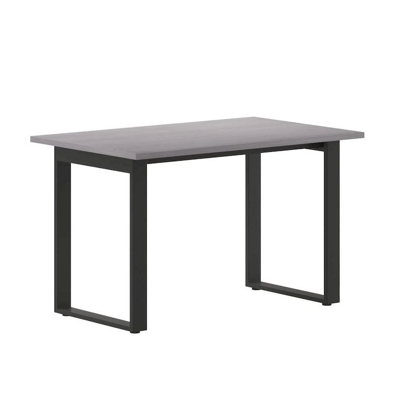 Tavolo da riunione con piano in laminato e base a U