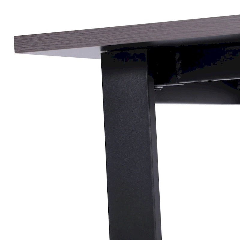 Tavolo da riunione con piano in laminato e base a U