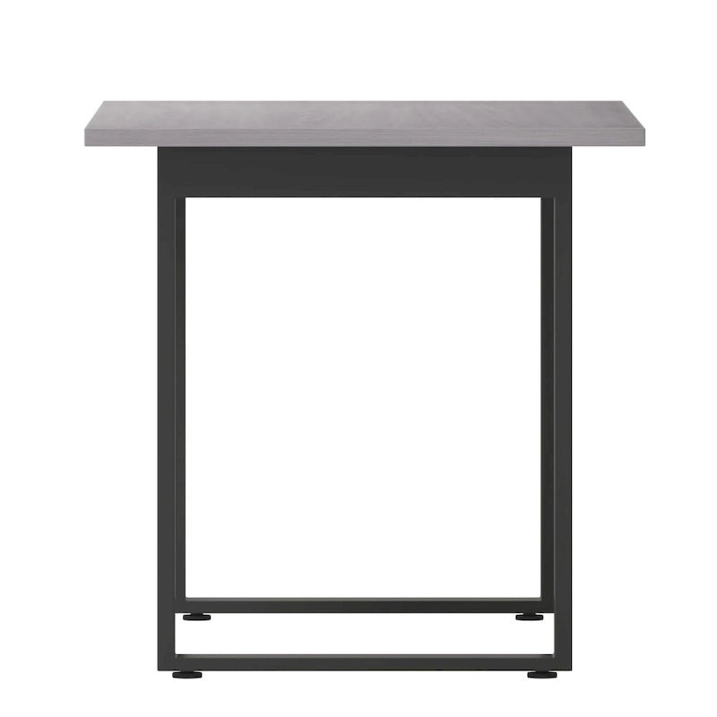 Tavolo da riunione con piano in laminato e base a U